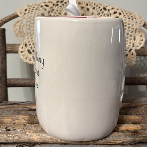 NWT! PEANUTS X RAE DUNN EVERYTHING SEEMS FINE CHARLIE BROWN DOUBLE-SIDED MUG - Picture 2 of 12